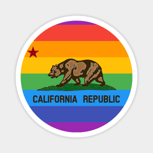 California Republic Pride Flag Magnet